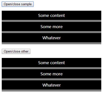 jQuery mxm-accordion